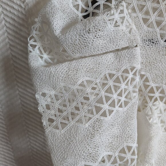 Bardot Lana Lace Mini Dress In Ivory women's size 6 Bridal shower bachelorette - Picture 10 of 14